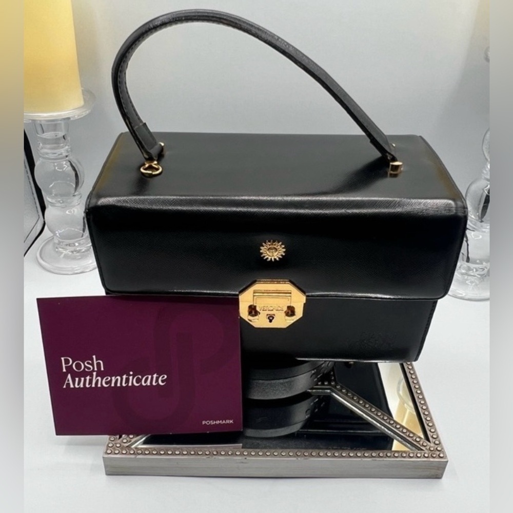 Authentic Gianni Versace Medusa Vanity Bag